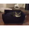 Pet Interiors Felt Cat Basket BOWL Cat Bed Pet Interiors Silver Circle Pets