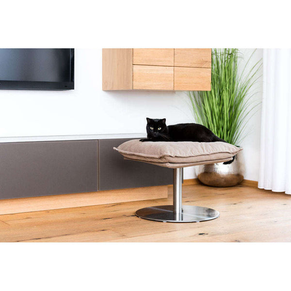 Pet Interiors Poet Designer Cat Bed Cat Bed Pet Interiors Silver Circle Pets