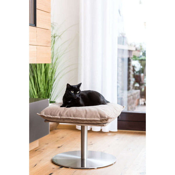 Pet Interiors Poet Designer Cat Bed Cat Bed Pet Interiors Silver Circle Pets