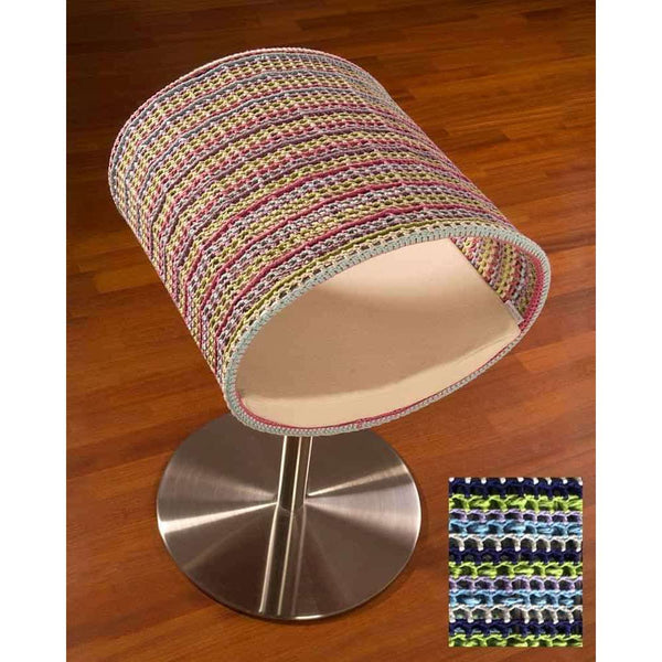 Pet Interiors Rondo Crochet Cat Bed Stand Cat Bed Pet Interiors Silver Circle Pets