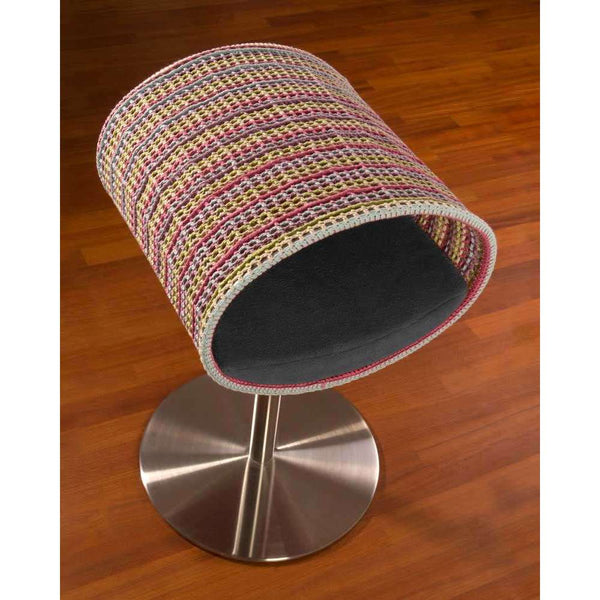 Pet Interiors Rondo Crochet Cat Bed Stand Cat Bed Pet Interiors Silver Circle Pets
