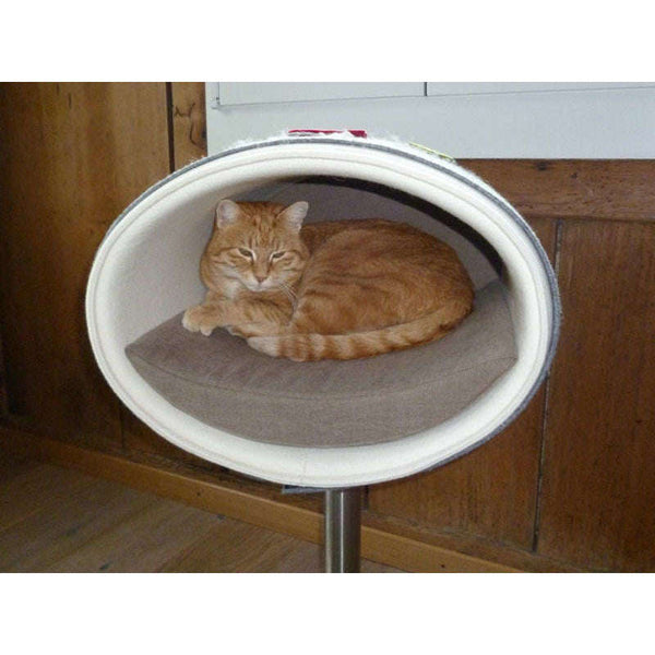Pet Interiors Rondo Felt Cat Bed Stand Cat Bed Pet Interiors Silver Circle Pets