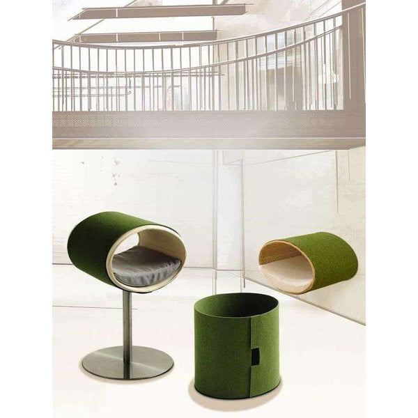 Pet Interiors Rondo Felt Cat Wall Climber, Silver Circle Pets, Cat Bed, Pet Interiors,