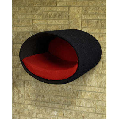 Pet Interiors Rondo Felt Cat Wall Climber Cat Bed Pet Interiors Silver Circle Pets