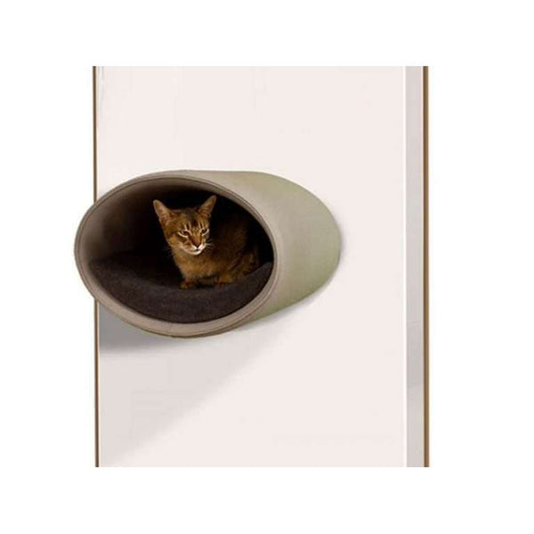 Pet Interiors Rondo Felt Cat Wall Climber Cat Bed Pet Interiors Silver Circle Pets