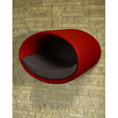 Pet Interiors Rondo Felt Cat Wall Climber Cat Bed Pet Interiors Silver Circle Pets