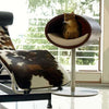 Pet Interiors Rondo Leather Cat Bed Stand Cat Bed Pet Interiors Silver Circle Pets