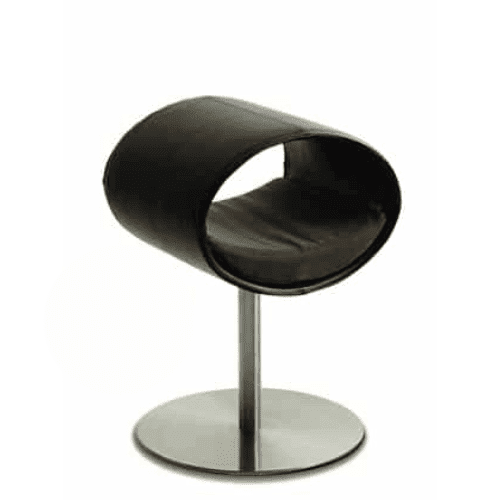 Pet Interiors Rondo Leatherette Cat Bed Stand Cat Bed Pet Interiors Silver Circle Pets