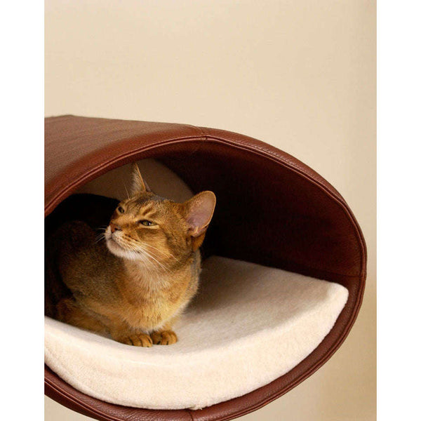 Pet Interiors Rondo Leatherette Cat Wall Climber Cat Bed Pet Interiors Silver Circle Pets