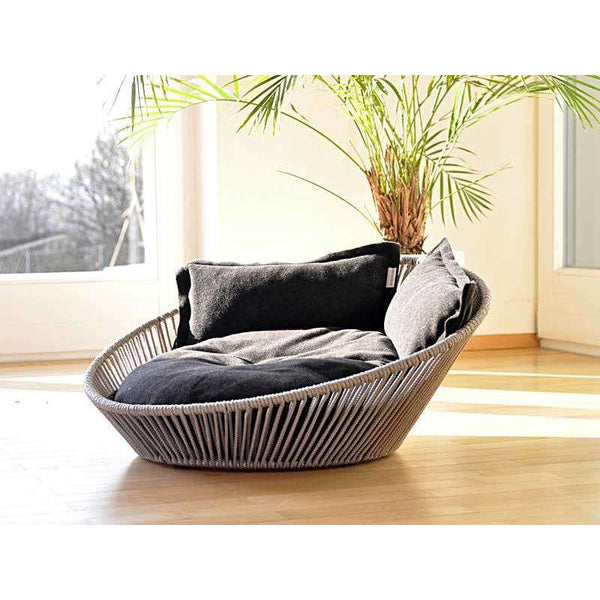Pet Interiors Unique Cat Basket SIRO Twist Cat Bed Pet Interiors Silver Circle Pets
