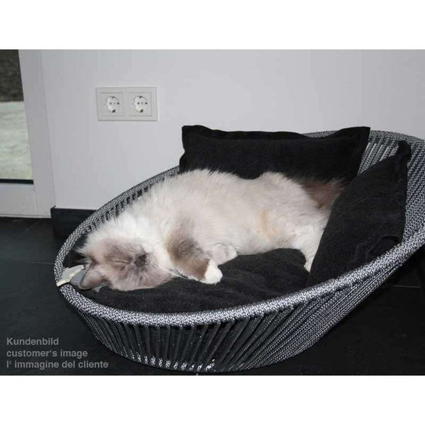 Pet Interiors Unique Cat Basket SIRO Twist Cat Bed Pet Interiors Silver Circle Pets