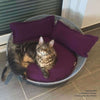 Pet Interiors Unique Cat Basket SIRO Twist Cat Bed Pet Interiors Silver Circle Pets