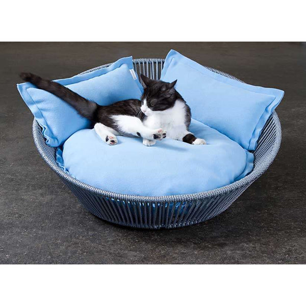 Pet Interiors Unique Cat Basket SIRO Twist Cat Bed Pet Interiors Silver Circle Pets