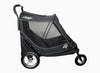Petique Apollo Pet Stroller incl. Free Rain Cover & Bike Adapter Pet Strollers Petique Silver Circle Pets