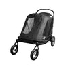 Petique Apollo Pet Stroller incl. Free Rain Cover & Bike Adapter Pet Strollers Petique Silver Circle Pets