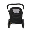Petique Breeze Pet Jogger Stroller incl. Free Rain Cover & Bike Adapter Pet Strollers Petique Silver Circle Pets