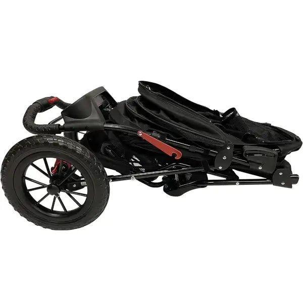 Petique Chinook Pet Stroller incl. Free Rain Cover Pet Strollers Petique Silver Circle Pets