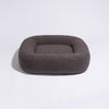 PillowVilla Bouclé Dog Bed PEBBLE Dog Bed PillowVilla Silver Circle Pets