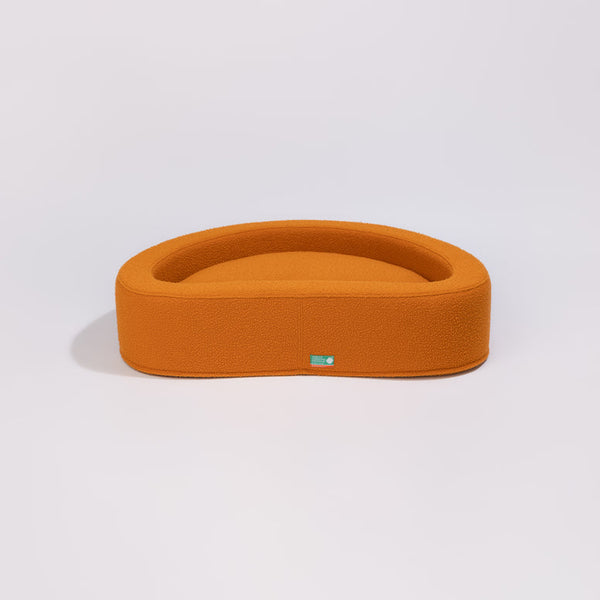 PillowVilla Casentino Wool Dog Bed CUDDLY BEAN Dog Bed PillowVilla Silver Circle Pets