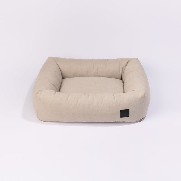 PillowVilla Dog Bed DREAM Linen-Cotton Dog Bed PillowVilla Silver Circle Pets