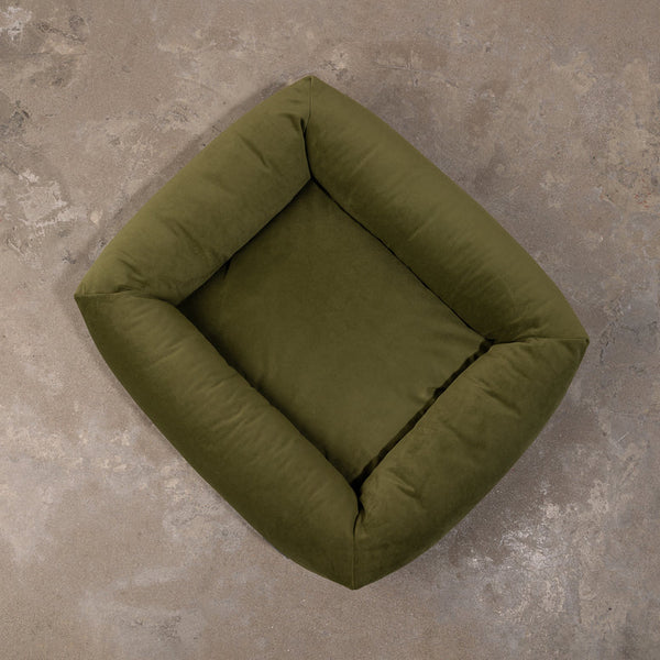 PillowVilla Dog Bed DREAM Velvet Dog Bed PillowVilla Silver Circle Pets