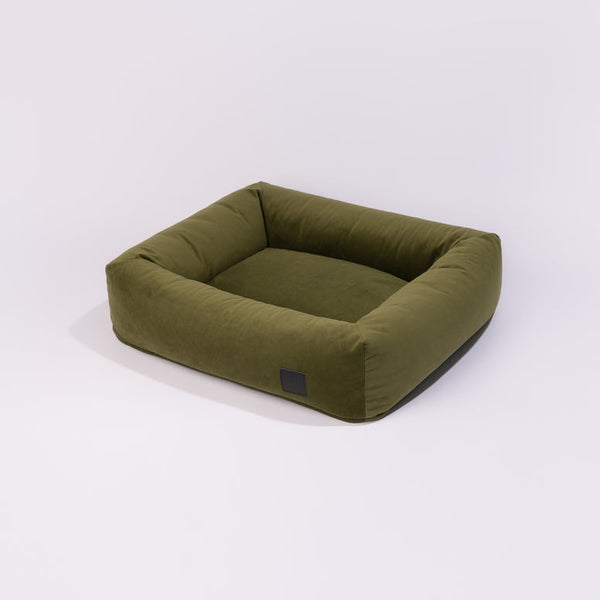 PillowVilla Dog Bed DREAM Velvet Dog Bed PillowVilla Silver Circle Pets