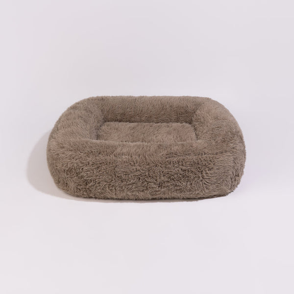 PillowVilla Dog Bed PEBBLE FLOKATI Dog Bed PillowVilla Silver Circle Pets