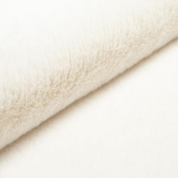 PillowVilla Faux Fur Dog Bed PEBBLE Dog Bed PillowVilla Silver Circle Pets