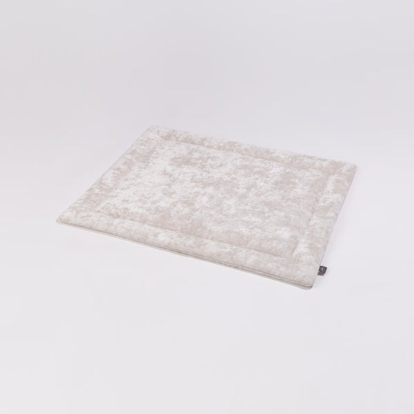 PillowVilla Luxury Dog Bed LOUNGE Travel Mat Dog Bed PillowVilla Silver Circle Pets