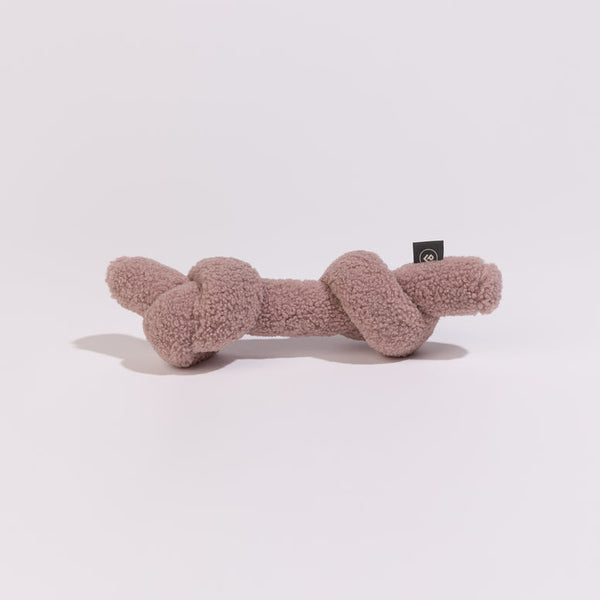 PillowVilla Luxury Faux Fur Dog Toy KNOT Dog Bed PillowVilla Silver Circle Pets