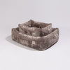 PillowVilla Memory Foam Dog Bed LOUNGE Dog Bed PillowVilla Silver Circle Pets