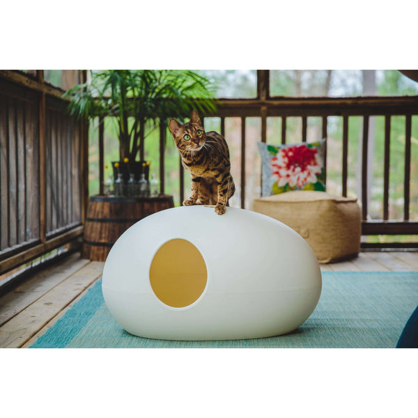 SinDesign Poopoopeedo Cat Litter Box, Silver Circle Pets, Cat Litter Box, SinDesign,