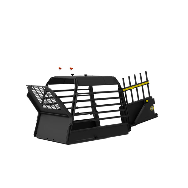 MIMsafe VarioCage Single Large | 4th Gen Adjustable Dog Car Crate | Crash Tested