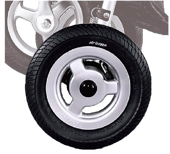 AirBuggy Replacement Rear Tyre Set | 8 Inch | DOME 2