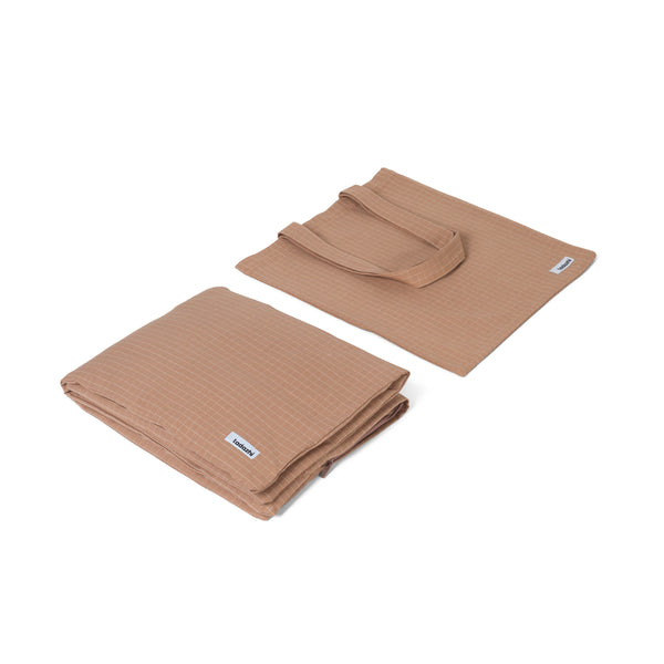 Tadazhi Chequered Dog Duvet and Matching Bag Blanket Tadazhi Silver Circle Pets