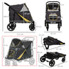 PawHut 167V Foldable Large Pet Stroller