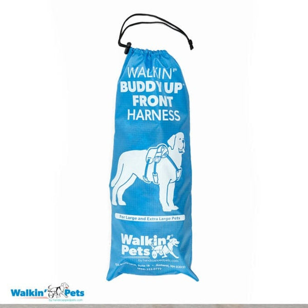 Walkin Wheels® - Buddy Up Front Harness Dog Wheel Chair Walkin Wheels Silver Circle Pets