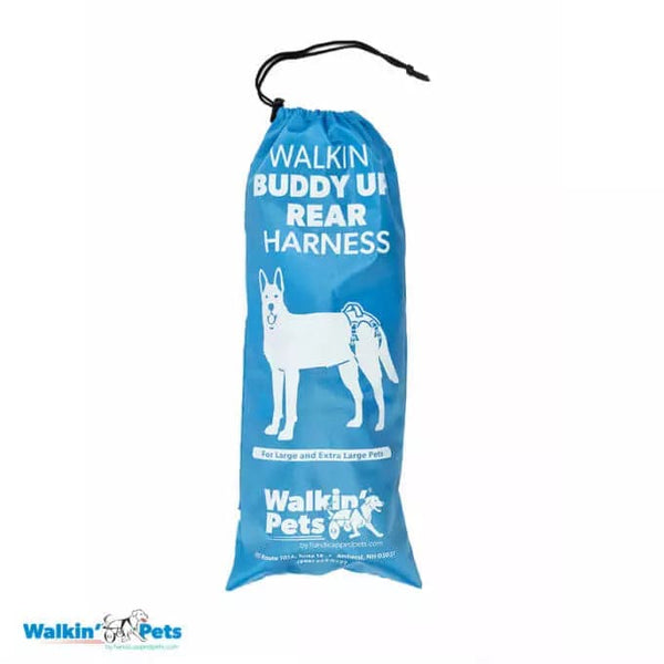 Walkin Wheels® -Buddy Up Rear Harness Dog Wheelchairs Walkin Wheels Silver Circle Pets