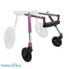Walkin Wheels® LARGE Dog Front Wheel Attachment Dog Wheel Chair Walkin Wheels Silver Circle Pets