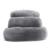 William Walker Dog Bed Comfy Cloud Dark Grey Dog Bed William Walker Silver Circle Pets