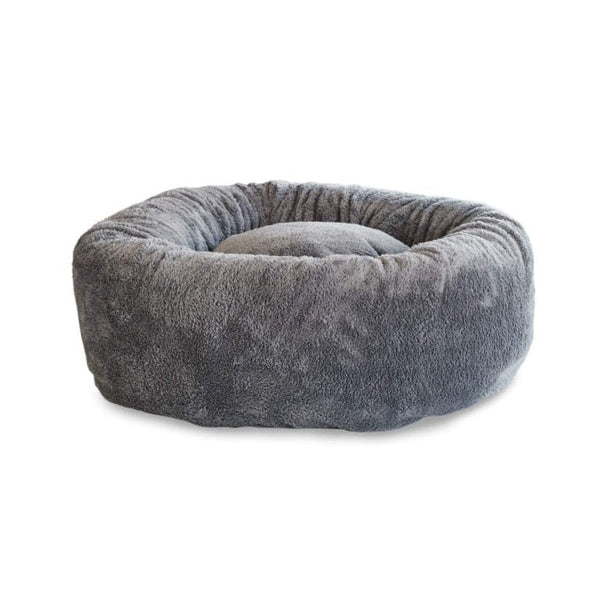 William Walker Dog Bed Comfy Cloud Dark Grey Dog Bed William Walker Silver Circle Pets