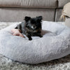 William Walker Dog Bed Comfy Cloud Dark Grey Dog Bed William Walker Silver Circle Pets