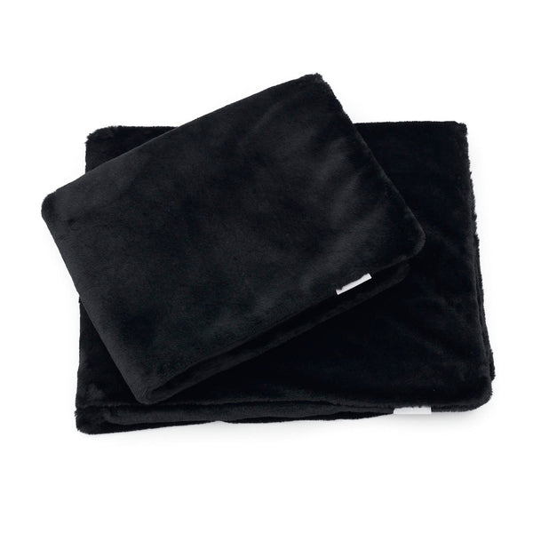 William Walker Dog Blanket Fluffy Noir Blanket William Walker Silver Circle Pets