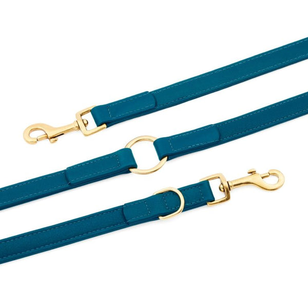 William Walker Dog Leash Azure Pet Leashes William Walker Silver Circle Pets