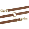 William Walker Dog Leash Caramel Pet Leashes William Walker Silver Circle Pets