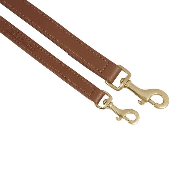 William Walker Dog Leash Caramel Pet Leashes William Walker Silver Circle Pets