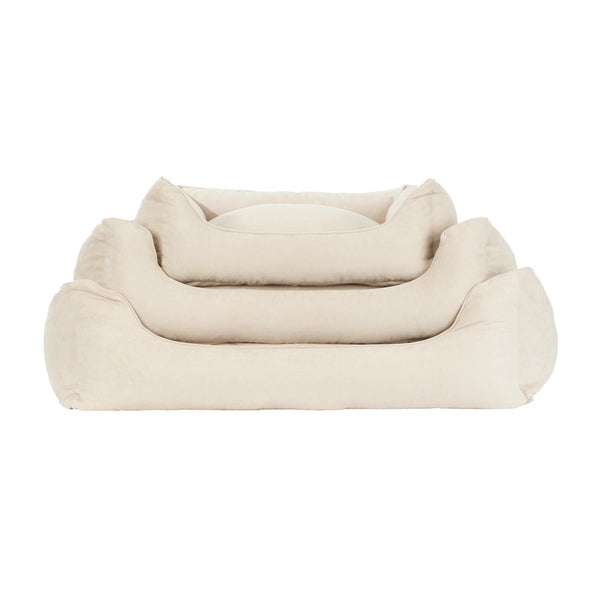 William Walker The Cloud Orthopedic Dog Bed Sand Dog Bed William Walker Silver Circle Pets