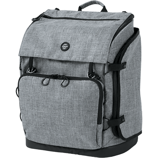 AirBuggy 3-Way Backpack Pet Carrier | Regular & Wide | Backpack, Front & Shoulder-Pet Carrier-AirBuggy- Silver Circle Pets