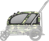 AirBuggy Cube Carriage Pet Cart | Integrated Ramp | Modular Roof-Pet Stroller-AirBuggy- Silver Circle Pets