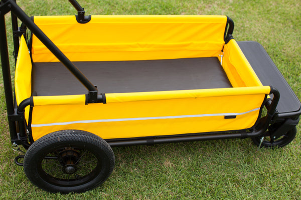 AirBuggy Cube Carriage Pet Cart | Integrated Ramp | Modular Roof-Pet Stroller-AirBuggy- Silver Circle Pets